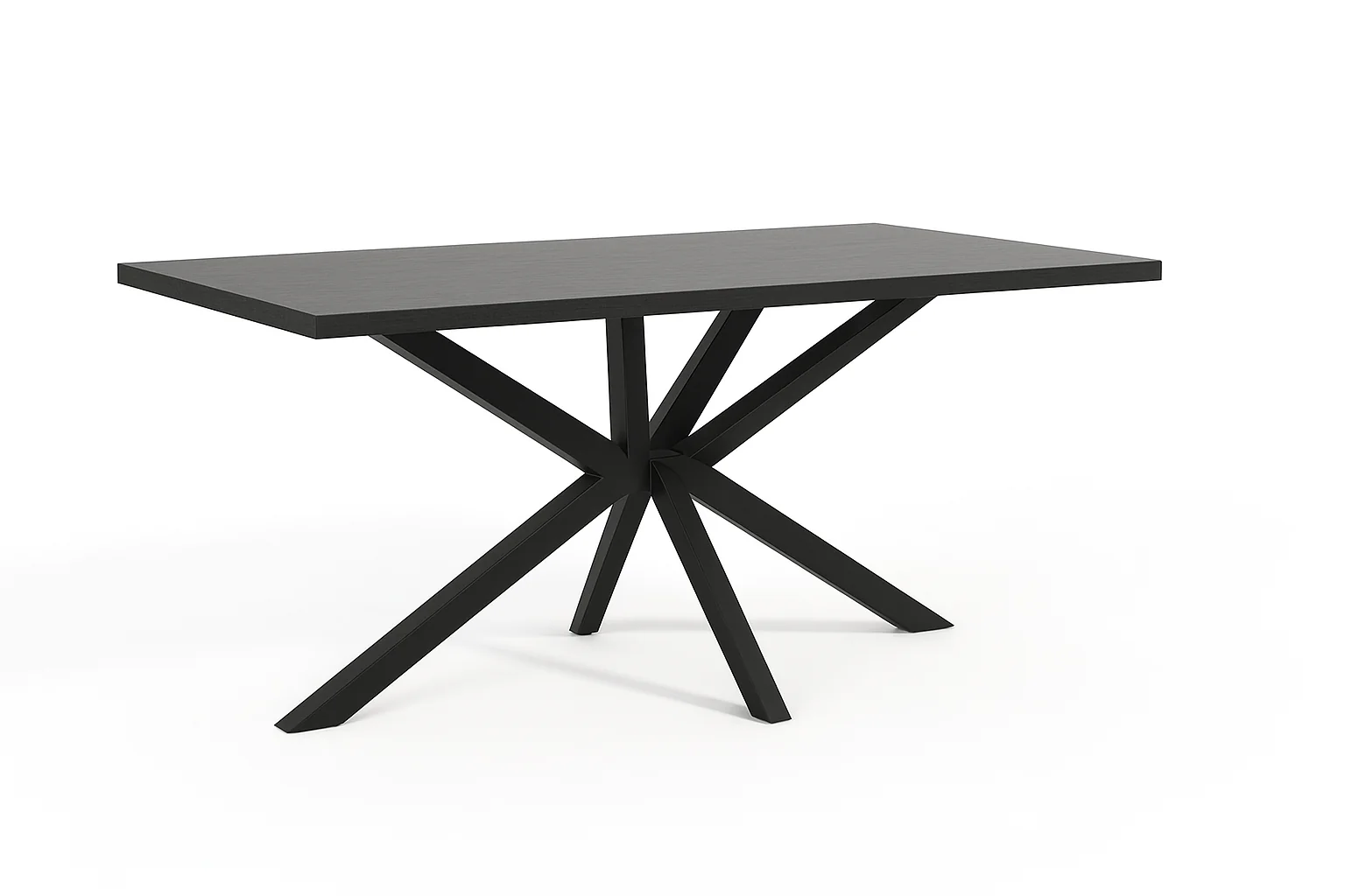 Stolov� podno�e � modern� �ierna kovov� podno� pre jed�lensk� st�l