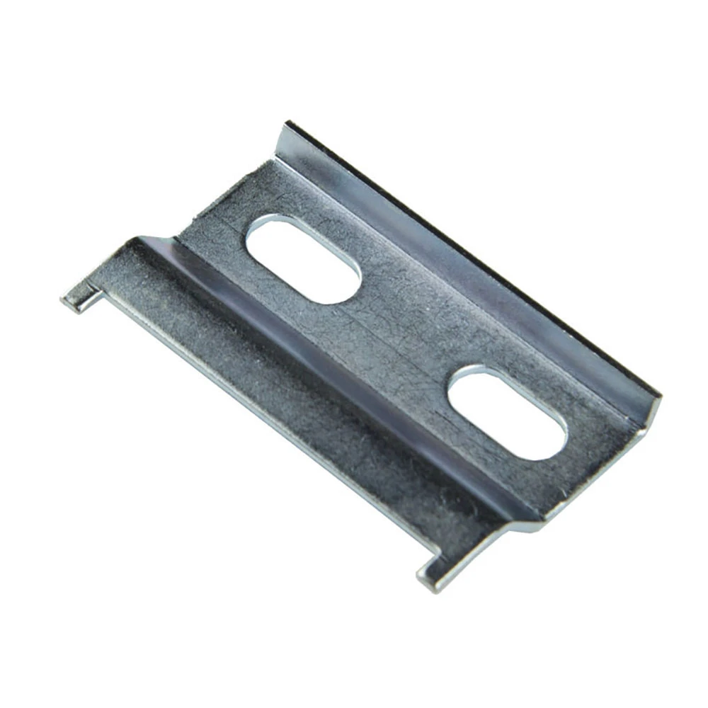 Závesný plech montážny / 52 x 33 mm / biela zinkovaná