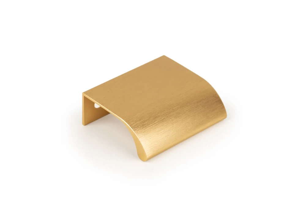 Viefe úchytka do hrany ONA / tmavá brúsená mosadz / 50 mm