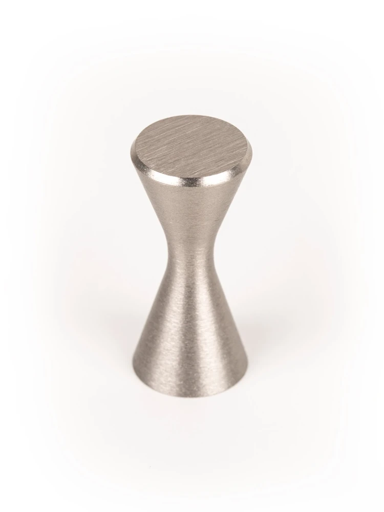 Úchytka knobka VIEFE DIABOLO / brúsený nerez / priemer 13,5 mm