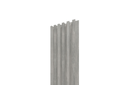 Lamelov panel 3D PLUS 2650x300 mm / lamely - betn / podklad -  betn