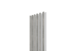 Lamelov panel 3D PLUS 2650x300 mm / lamely - betn / podklad - biela matn