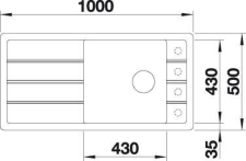 Blanco FARON XL 6 S - schma