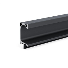 Madlo UM-932 do hrany s koncovkami � na zafr�zovanie / 3000 mm / �ierna matn�