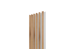 Lamelov panel 3D PLUS 2650x300 mm / lamely - dub jesenn / podklad - biela matn