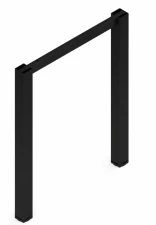 Kancel�rska podno� HUBO �ierna 1400 / 600 mm - farebn� prevedenie �ierna