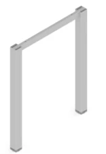 Kancel�rska podno� HUBO 800 / 1200 mm - farebn� prevedenie siv�