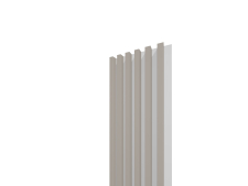 Lamelov panel 3D PLUS 2650x300 mm / lamely - kamr / podklad - biela matn