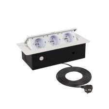 Z�suvka v�klopn� KOMBI / 3x z�suvka / biela matn�