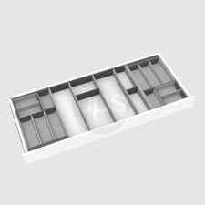 Prbornk do zsuvky BLUM ORGA-LINE / rka 1200 / hbka 500 / nerez / siv