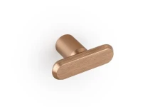 �chytka knobka Viefe FASE T / br�sen� mosadz cava / 52 mm