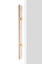 �chytka Viefe KUMO WOOD BIG BBS � obojstrann� / dub + lakovan� br�sen� mosadz / 610 mm