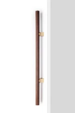 �chytka Viefe KUMO WOOD BIG ONE 1SS � mont� spredu / orech + lakovan� br�sen� mosadz / 878 mm