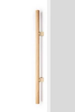 �chytka Viefe KUMO WOOD BIG ONE / dub + lakovan� br�sen� mosadz / 878 mm