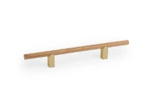 �chytka Viefe KUMO WOOD / dub + lakovan� br�sen� mosadz / 248 mm